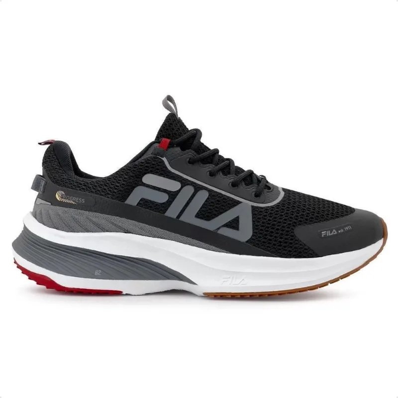 Tênis Fila Progress Preto -Masculino