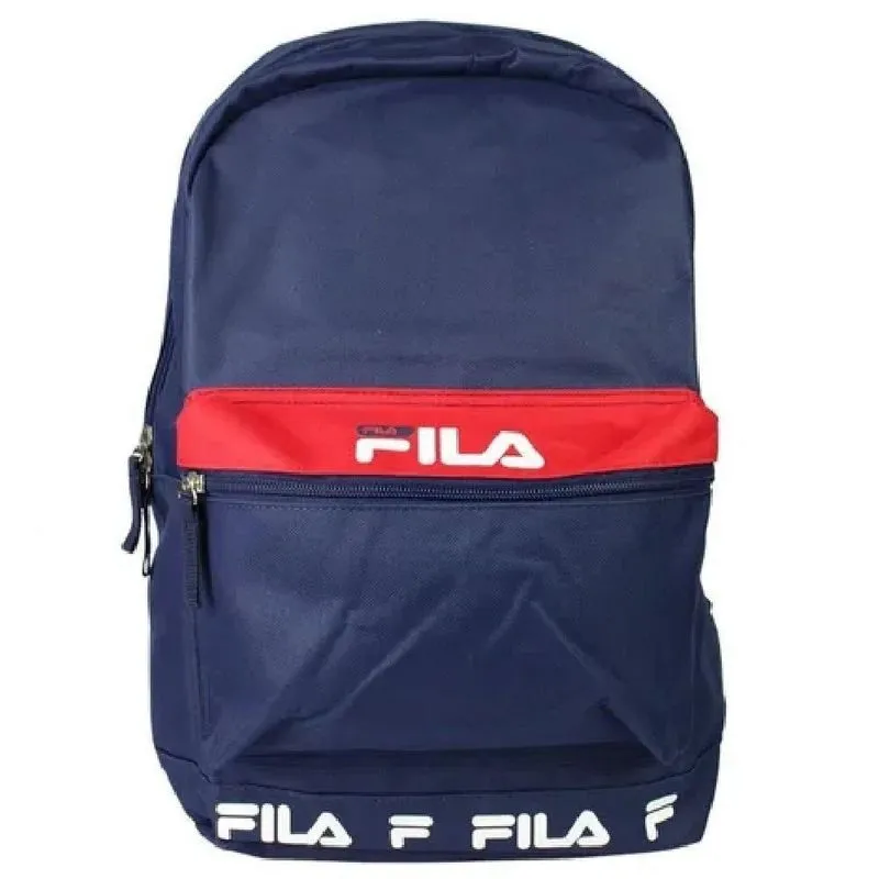 Mochila Fila Logo - Marinho/vermelho