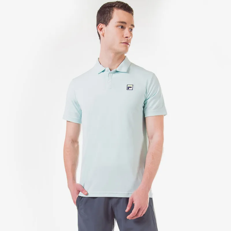 Pólo Action III Masculina Pastel Azul M