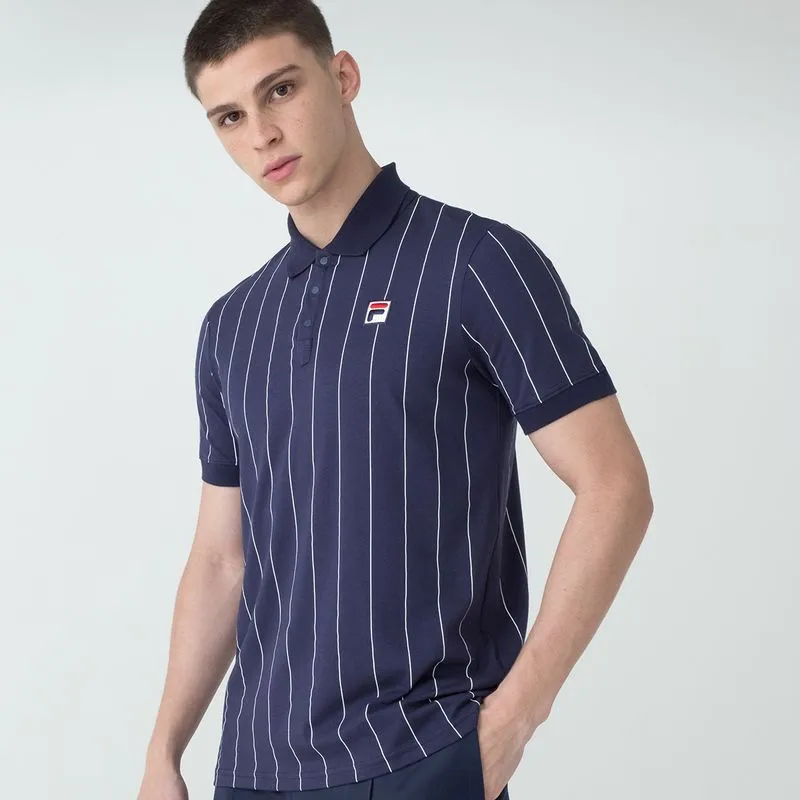 POLO HOMBRE FILA BB1 - MARINO/OFF WHITE - XL