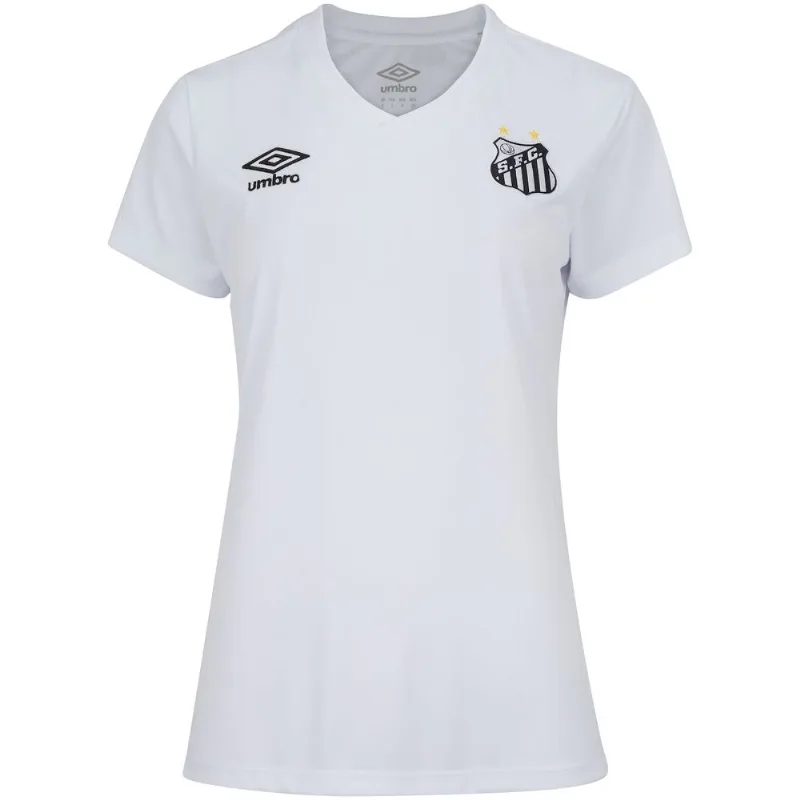 Camiseta do Santos Basic Umbro - Feninina Branco GG