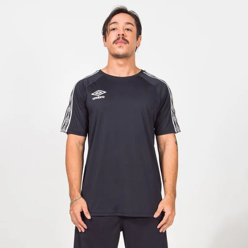 CAMISETA HOMBRE UMBRO TRADICIONAL TAPE - NEGRO - S - Umbro