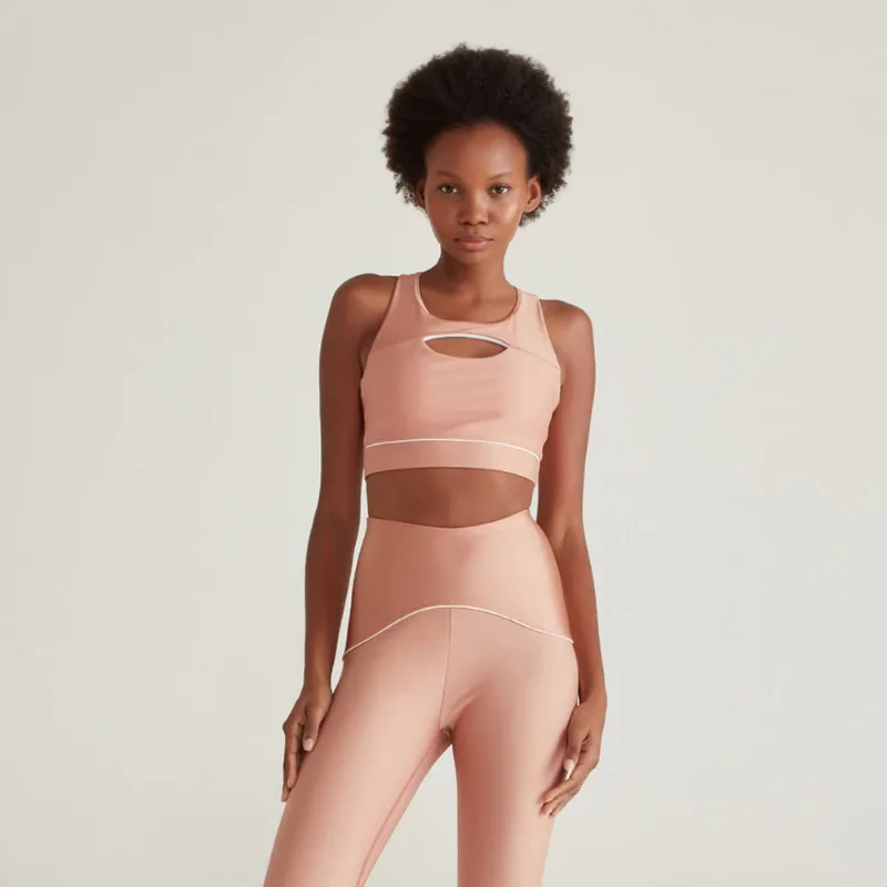 Top Studio Shine Feminino Bronzed P