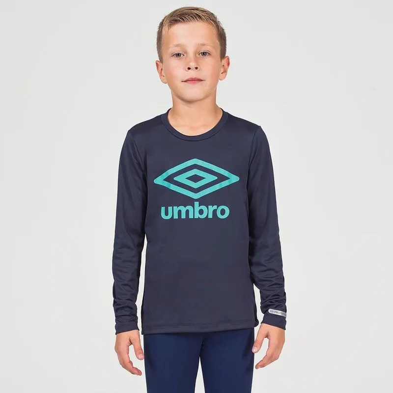 Camisa Ml Juvenil Umbro Basic Uv 14