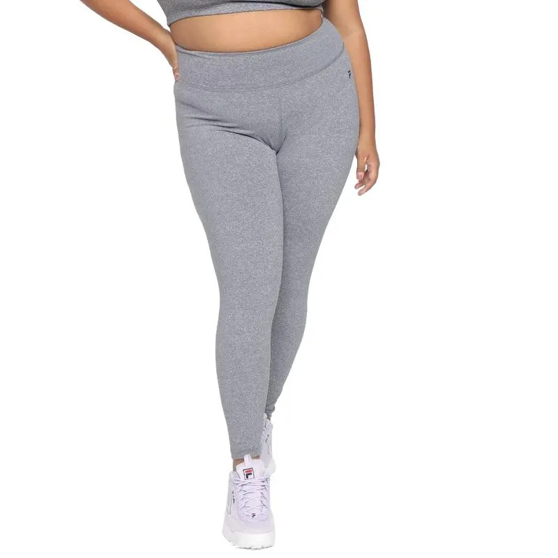 Calça Legging Fila Flat Life Plus Size Feminina G1 / Cinza