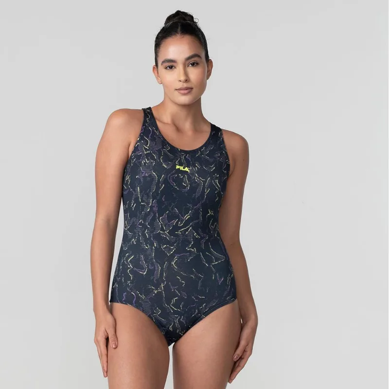 Maiô Australia Print Feminino Preto GG