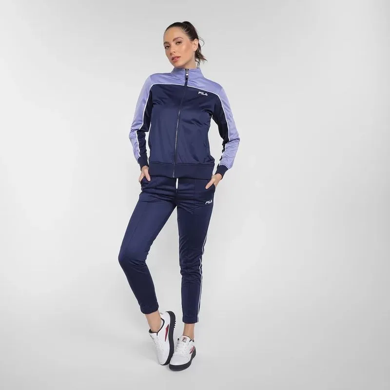 Conjunto agasalho feminino fila essence