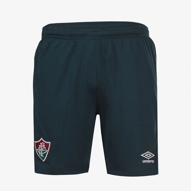 Bermuda Masculina Umbro Fluminense Viagem 2022 Camel Flash M
