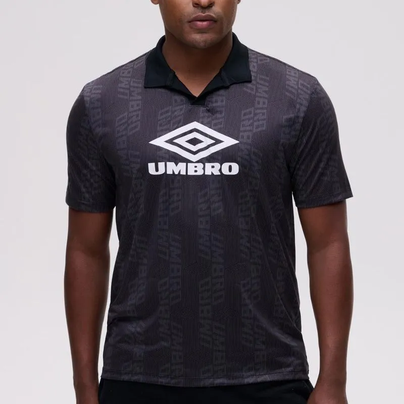 Pólo masculina umbro football personality