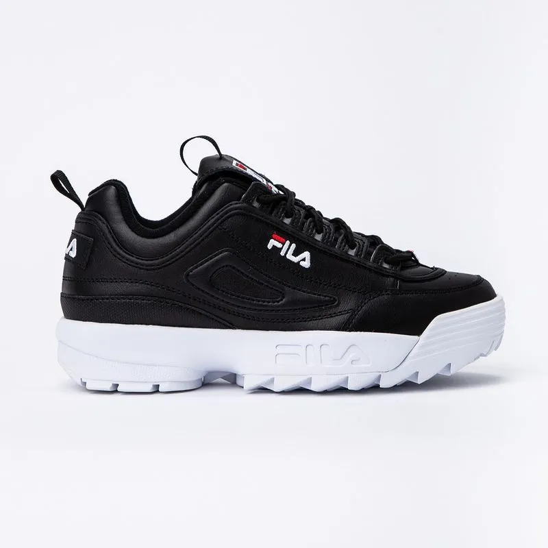 ZAPATILLAS DISRUPTOR II PREMIUM MUJER - NEGRO/BLANCO/ROJO - 37
