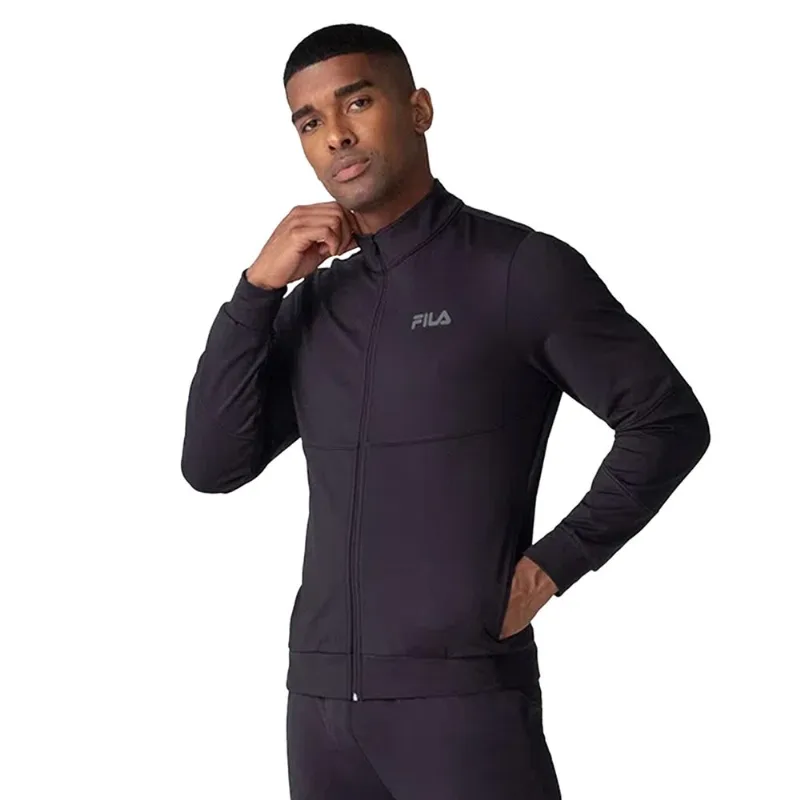 Jaqueta Masculina Fila Performa Slim Zip Preto - GG