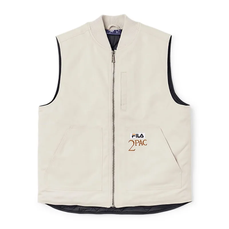 Colete Fila 2pac Vest Masculino Preto GG