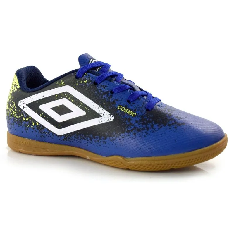 Chuteira Indoor Infantil Umbro Cosmic Azul U07FB090 33
