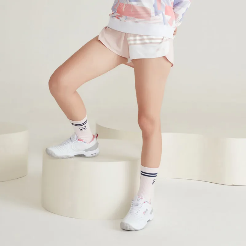 Shorts Duplo Bt Feminino Rosa M
