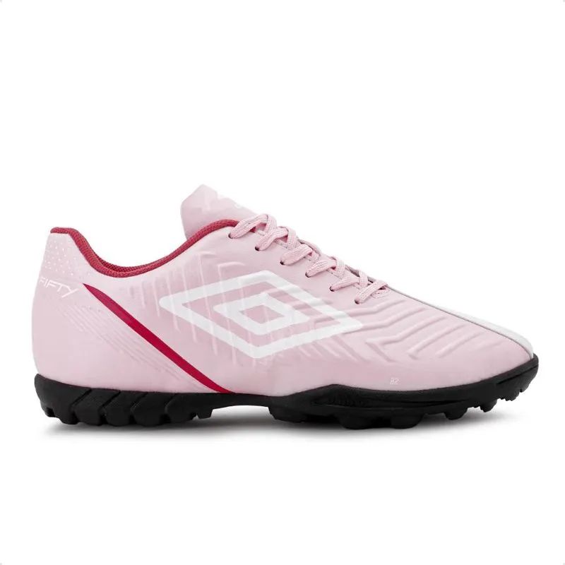 Chuteira Umbro Society Fifty 4 IV 38 / rosa/branco