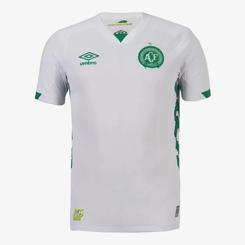 Camisa Chapecoense ii 22/23 Torcedor Umbro Masculina - Branco + Verde