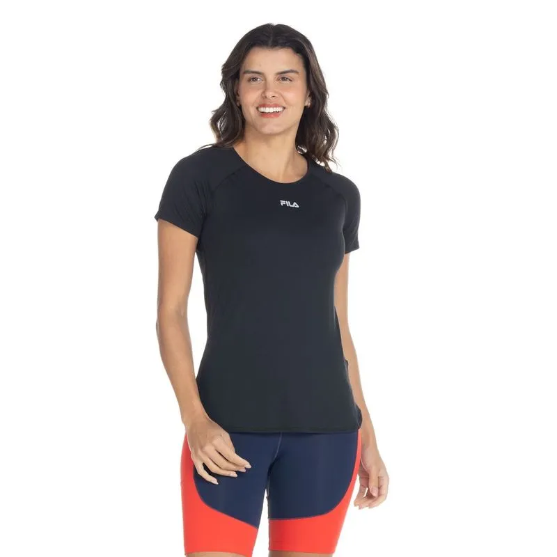 Camiseta Fila Manga Curta com Proteção uv Bio ii - Feminina