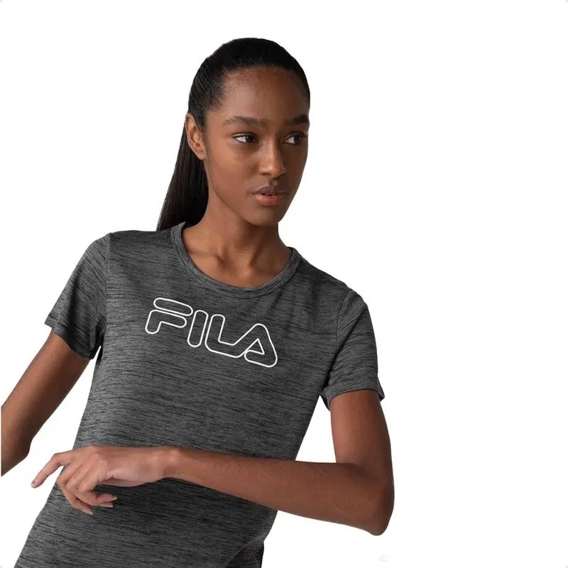 Camiseta Fila Basic Train Feminina M / Grafite