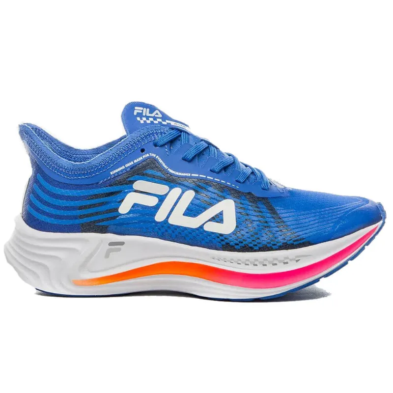 Tênis Fila Racer Carbon Feminino - Azul Royal e Rosa 38