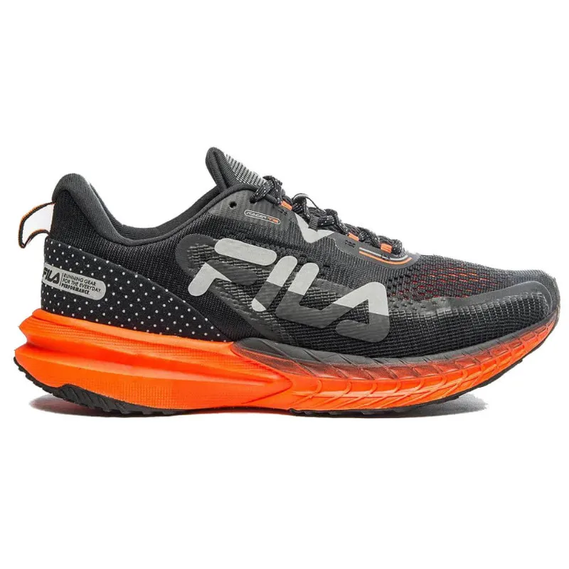 Tênis Fila Racer T2 Masculino - Preto e Laranja 38