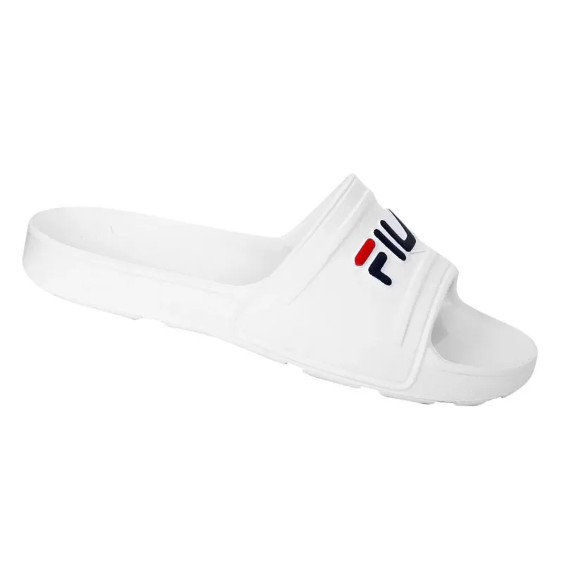 Chinelo Fila Sleek Slide Branco-Masculino