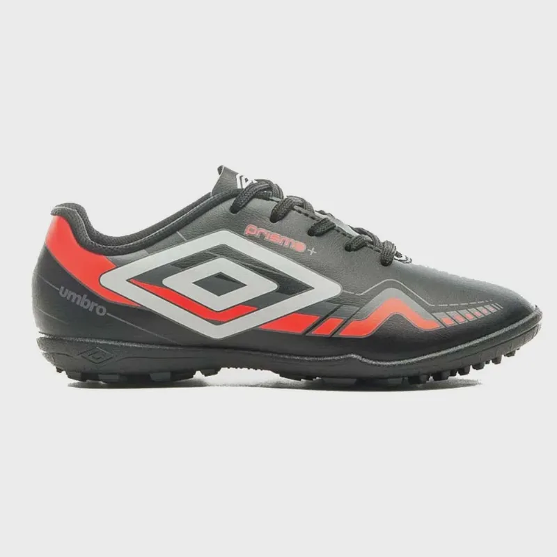 Chuteira Masculina Society Prisma Preto Branco Coral Umbro U01FB00143-120