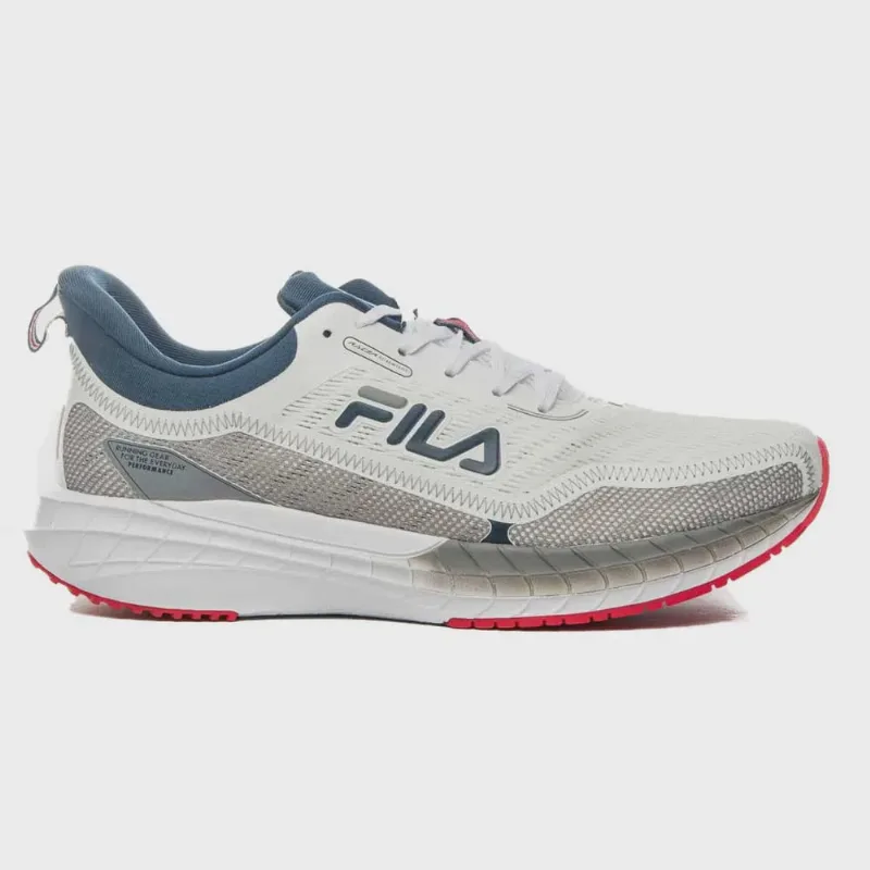 Tênis Esportivo Masculino Racer Advantage Branco Marinho Vermelho Fila F01R046-156