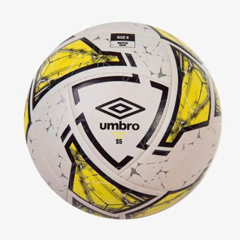 PELOTA UMBRO NEO SWERVE MATCH - BLANCO/NEGRO/LIMA - 5