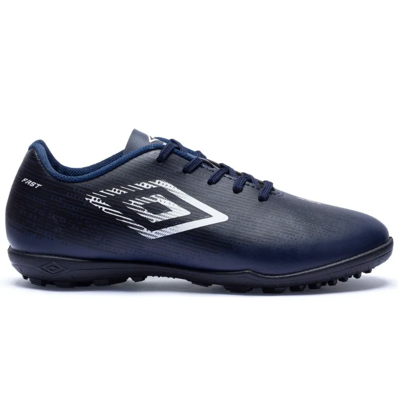 Chuteira Society Umbro Fast - Juvenil Azul 35