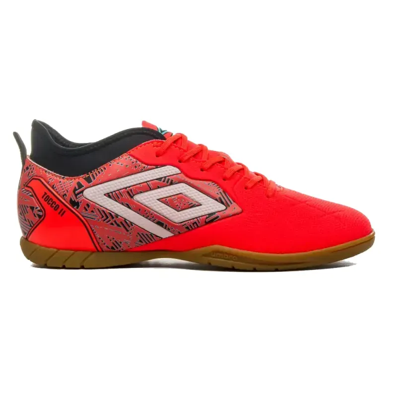 Chuteira Futsal Umbro Tocco II Club Masculina Vermelha 43