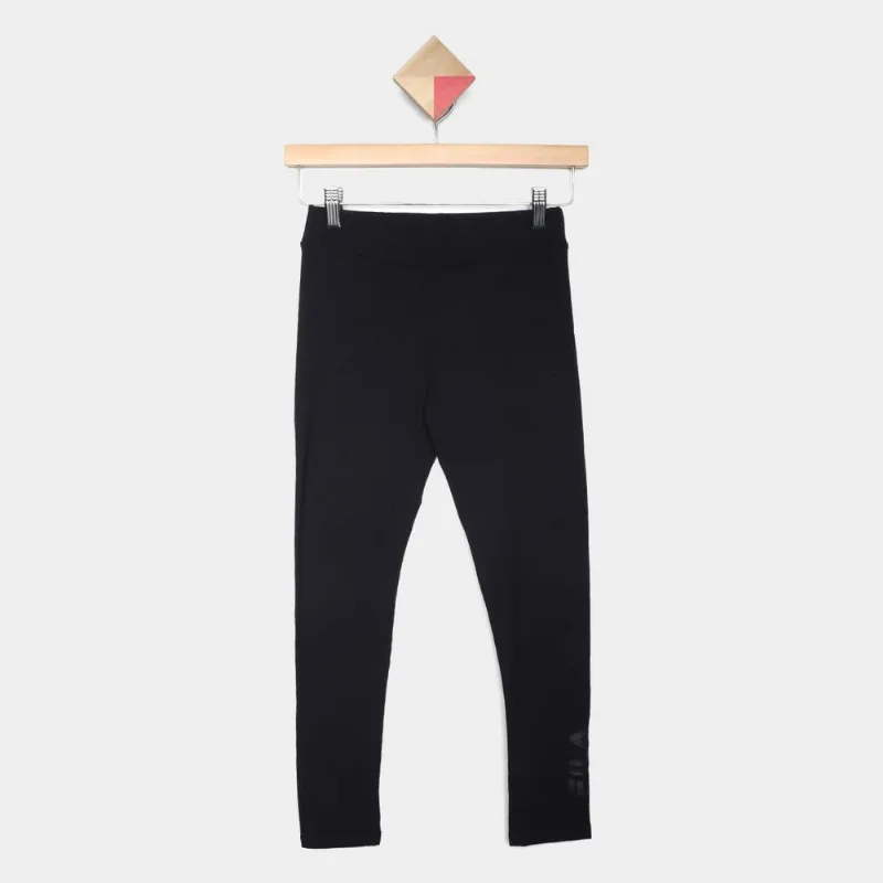 Calça Legging Infantil Fila Letter Fun II Menina - Menina - Preto