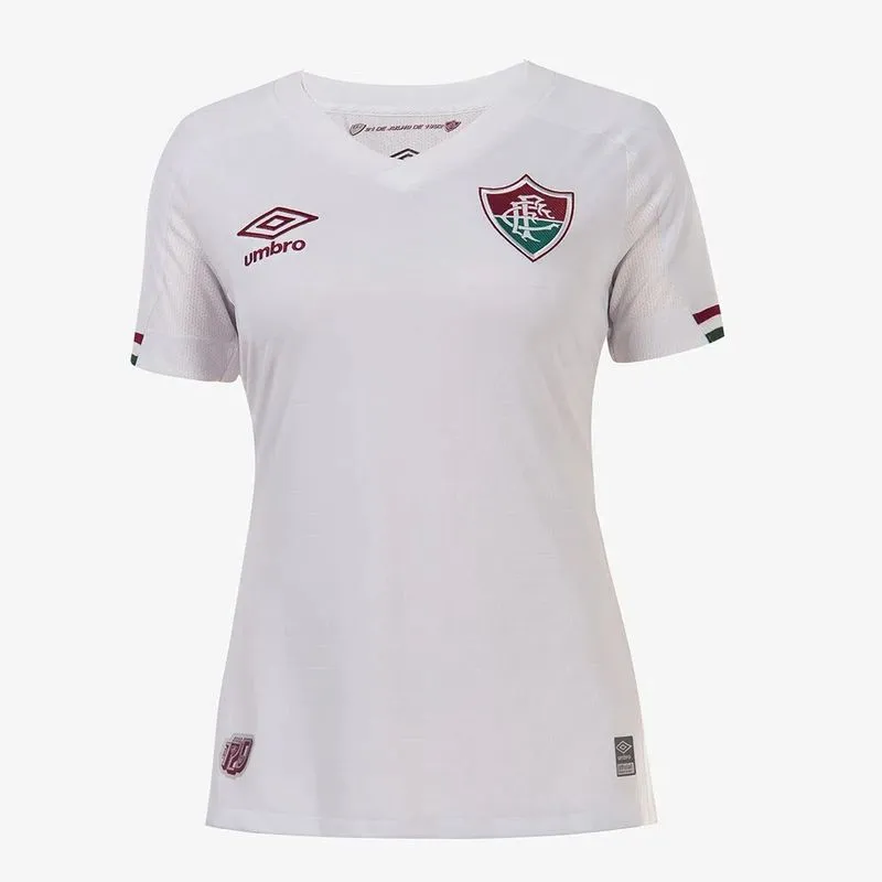 Camisa Fluminense ii 22/23 Umbro Feminina - Branco + Vinho