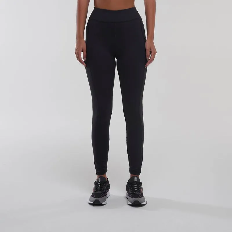 CALZA LARGA FEMENINA UMBRO ESSENTIAL - NEGRO - M
