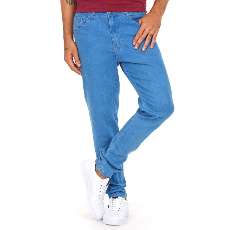 Calça Masculina Básica Polo Wear Jeans Claro 40