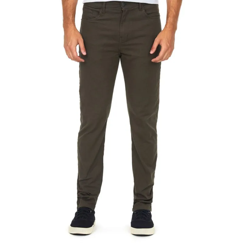 Calça Masculina Sarja Básica Polo Wear Verde Escuri Escuro 38