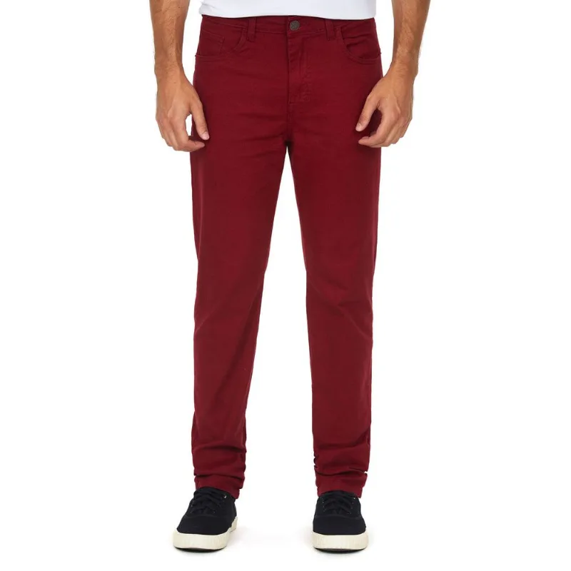 Calça Masculina Básica Polo Wear Vermelho Escuro 44