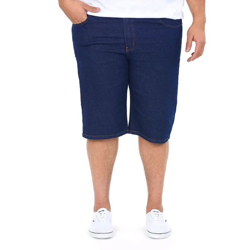 Bermuda Masculina Basica Over Jeans Escuro Polo Wear 54