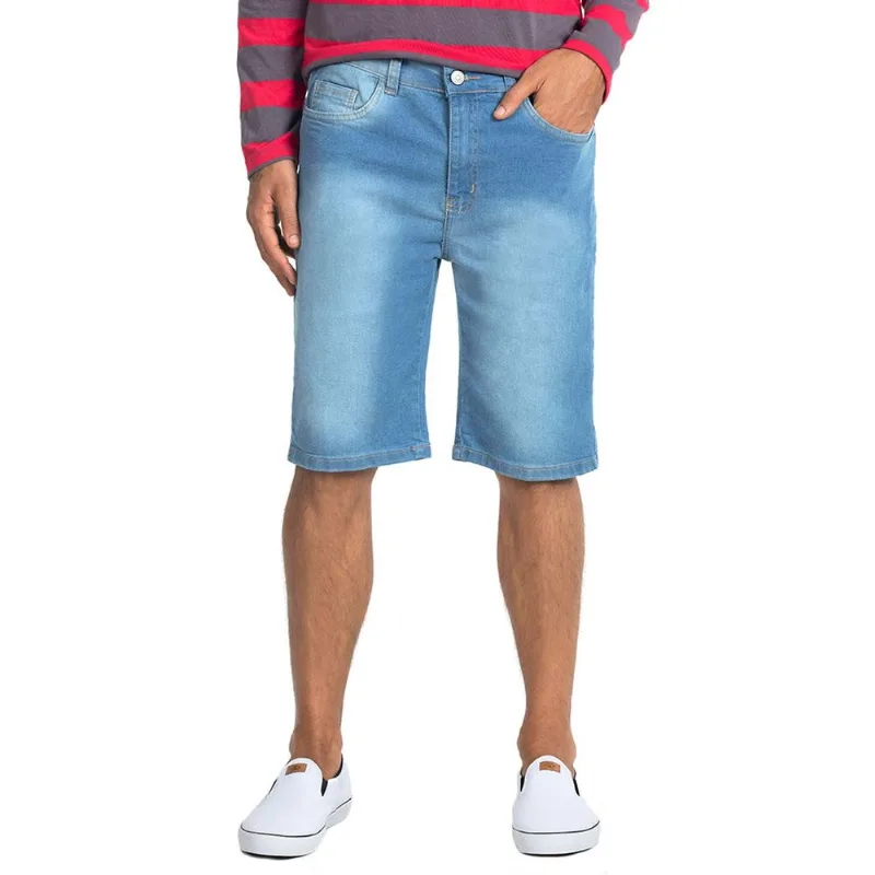 Bermuda Masculina Jeans Basica Polo Wear 48