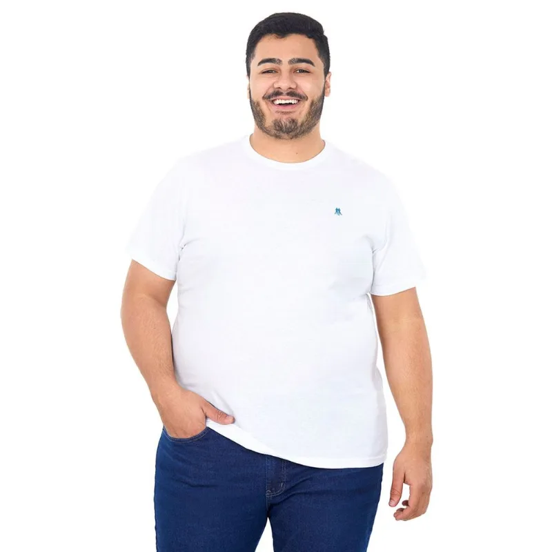 Camiseta Masculina Over Branco Polo Wear G2