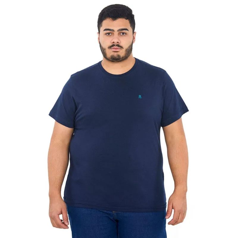 Camiseta Masculina Over Azul Escuro Polo Wear G1