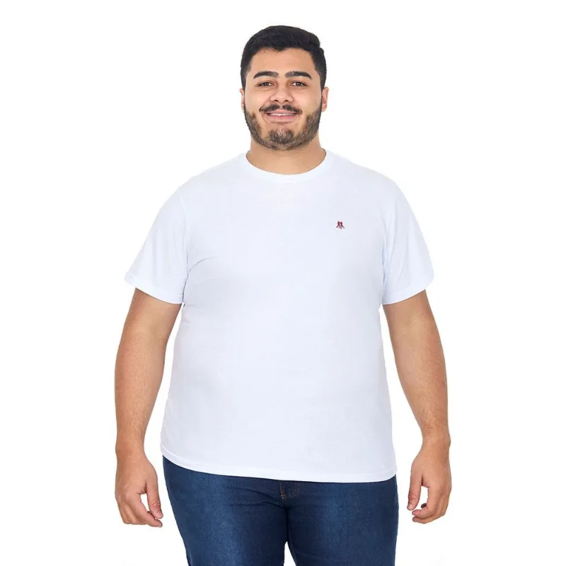 Camiseta Masculina Over Branco Polo Wear G5
