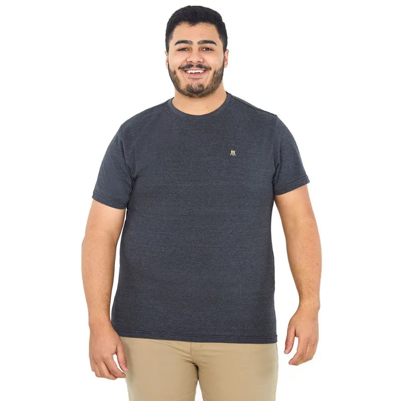 Camiseta Masculina Over Gc Bordado Palha Polo Wear Preto G3