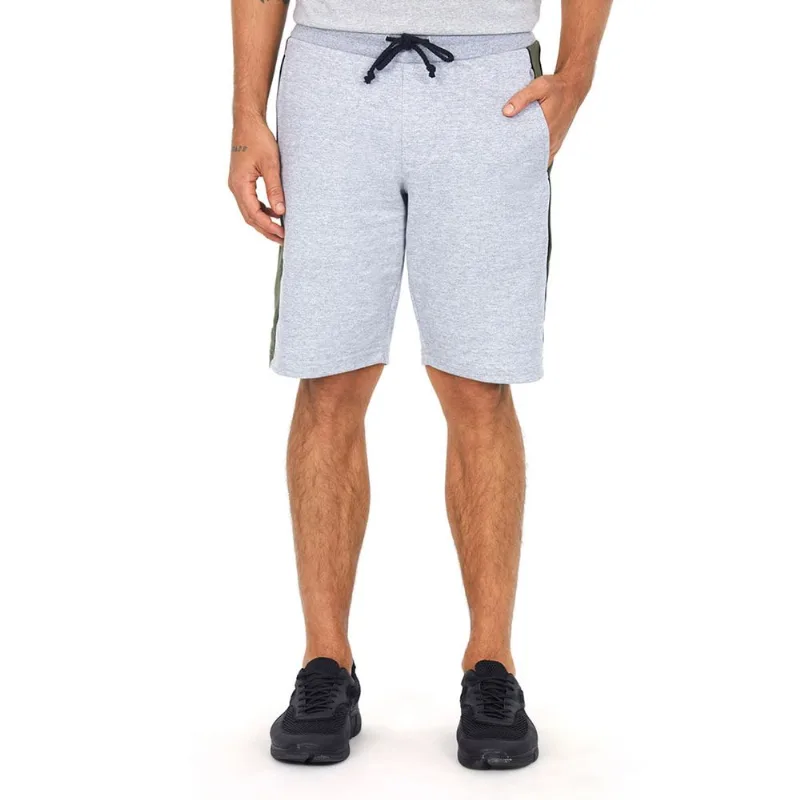 Bermuda Moletom Masculina Polo Wear Mescla Médio CinzaMédio P