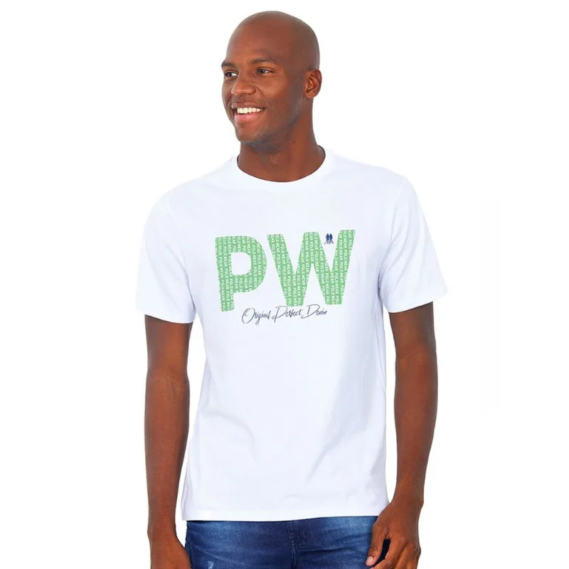 Camiseta Masculina Estampada Polo Wear Branco P
