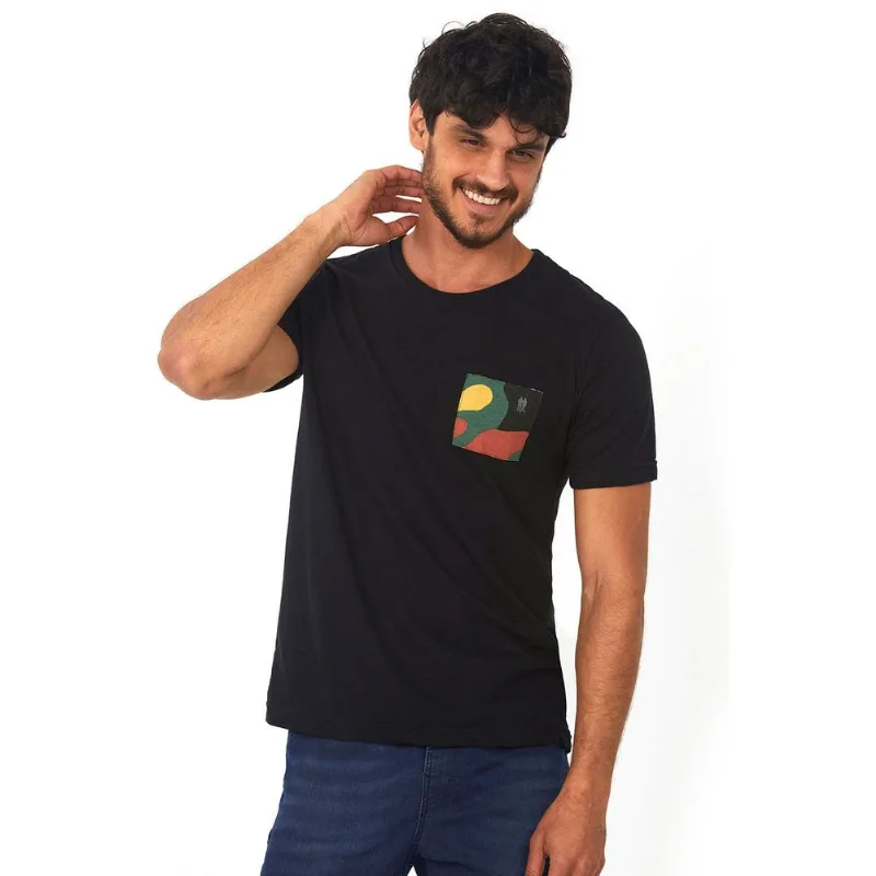 Camiseta Bolso Camuflado Polo Wear Preto G