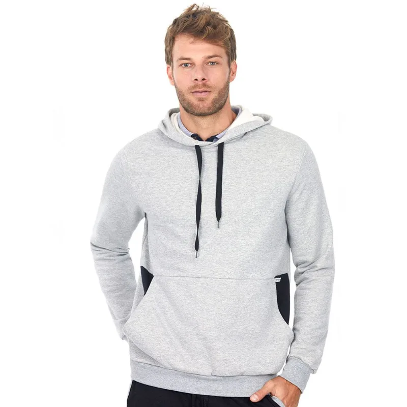 Moletom Fechado Mescla Médio Polo Wear Cinza P