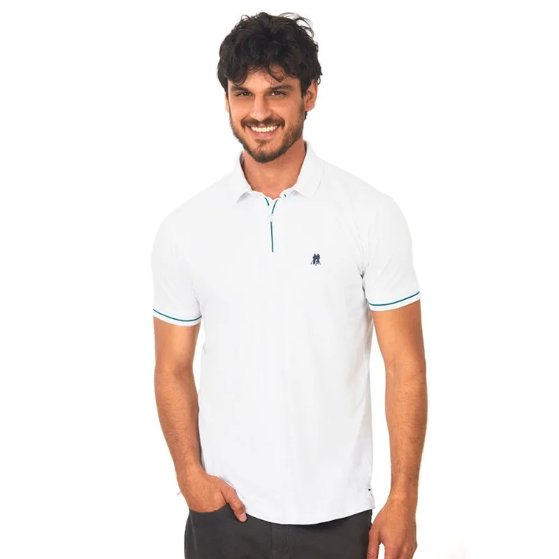 Polo Meia Malha Branco Polo Wear P