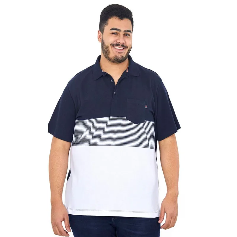 Polo Recorte Azul Escuro Polo Wear G4