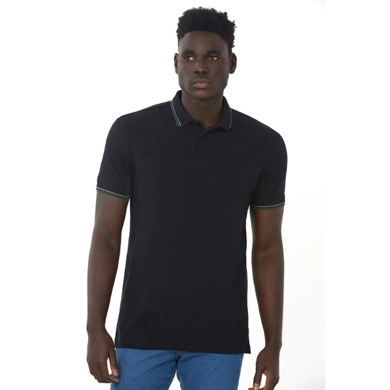 Camisa Polo Filete Polo Wear Preto P