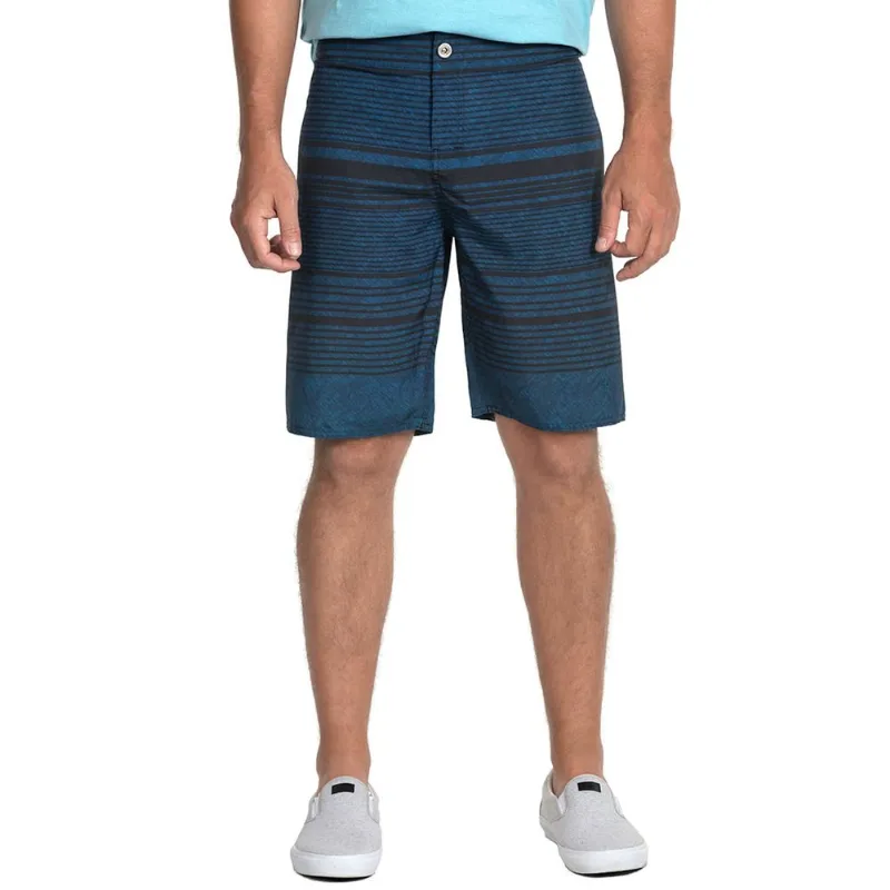 Bermuda Masculina Boardshort Oxfordine Polo Wear Azul Escuro 38